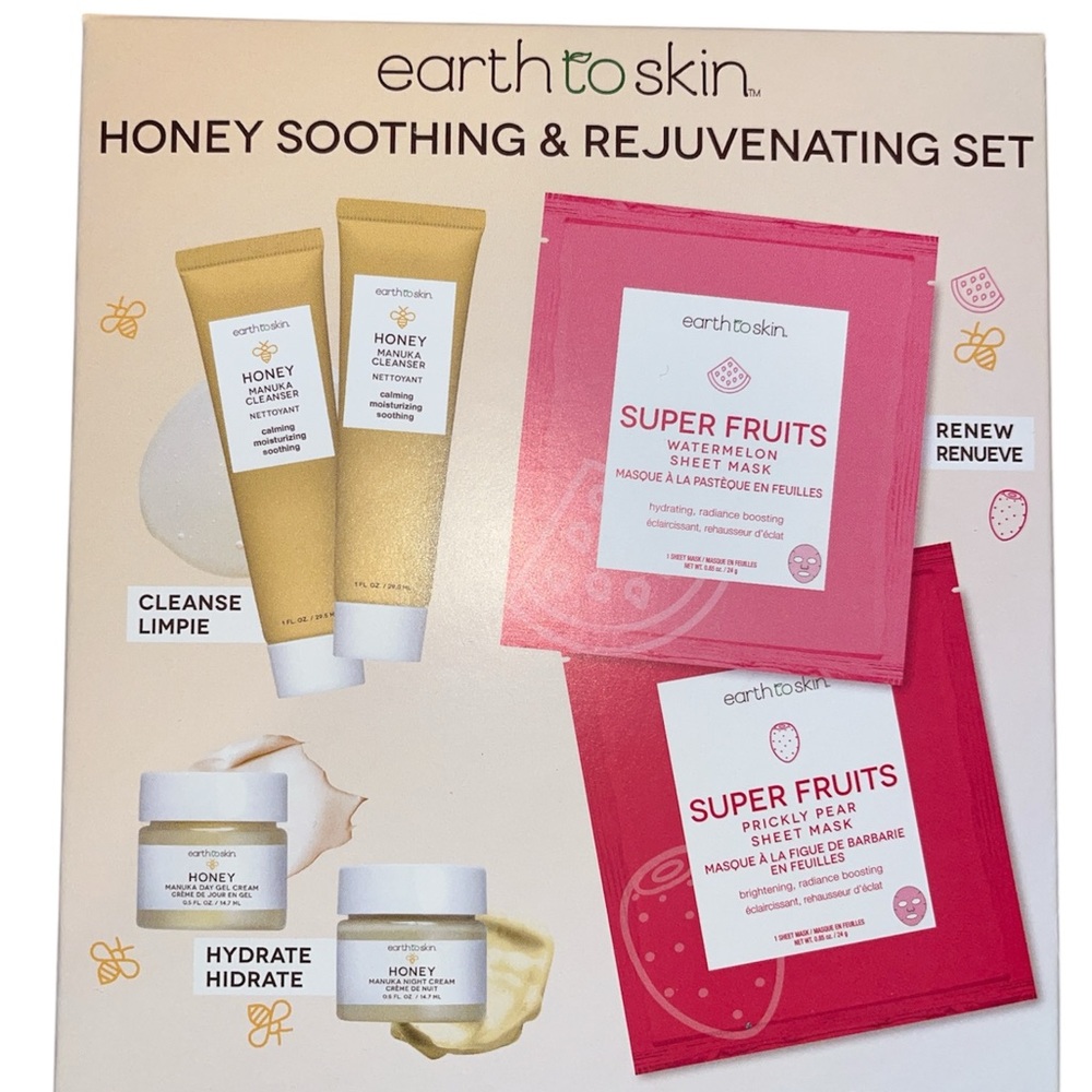 Earth to Skin Honey Soothing & Rejuvenating Set